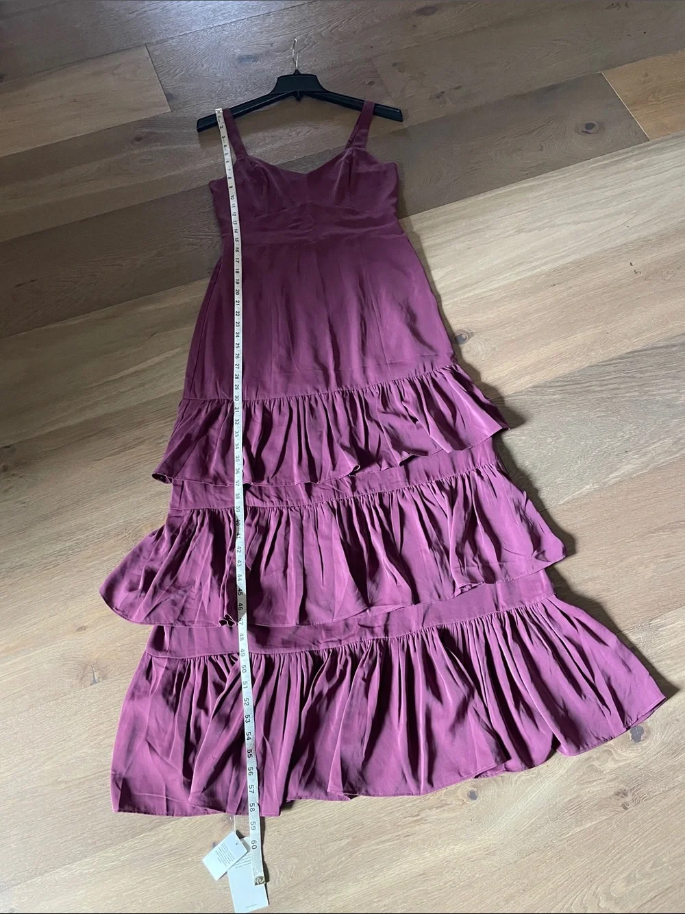 NWT Abercrombie & Fitch Ruffle Tiered Maxi Dress Size Medium Tall